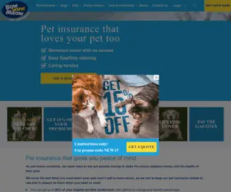 Bowwowinsurance.com.au(Pet Insurance Australia) Screenshot