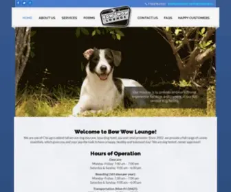 Bowwowlounge.com(Bow Wow Lounge) Screenshot