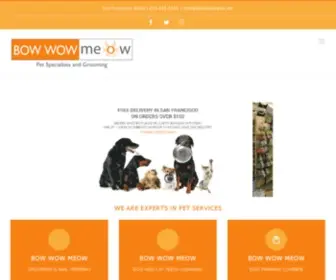 Bowwowmeow.net(Bow Wow Meow) Screenshot