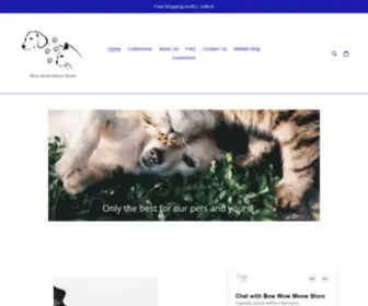 BowwowmeowStore.com(Bow Wow Meow Store) Screenshot