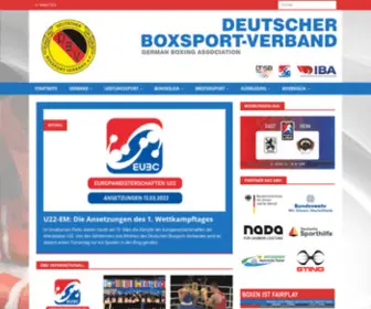 Box-Sport-Verband.de(Deutscher Boxsport) Screenshot