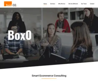 Box02.com(Ecommerce business consulting) Screenshot