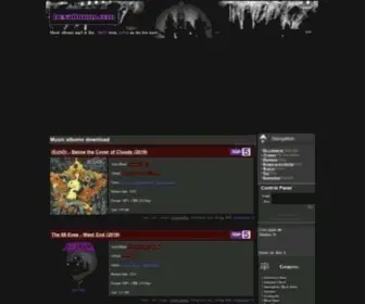 Boxalbums.com(BoxAlbums music portal) Screenshot