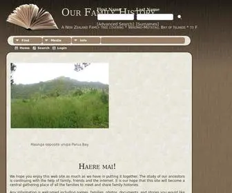 Boxallfamily.org(Our Family History) Screenshot