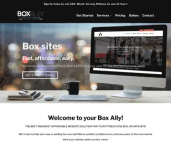 Boxally.com(Box Ally) Screenshot