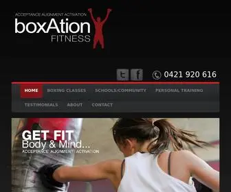 Boxation.com.au(Boxing & Personal Training) Screenshot