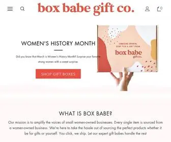Boxbabegiftco.com(Box Babe Gift Co) Screenshot