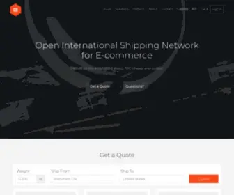 Boxc.com(Open International Shipping Network) Screenshot