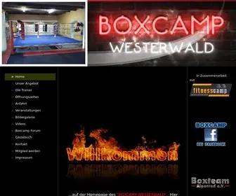 Boxcamp-Westerwald.de(Meine) Screenshot