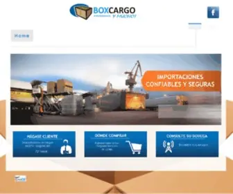 Boxcargoexpress.com(¡esos somos) Screenshot