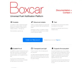 Boxcar.io(Boxcar) Screenshot