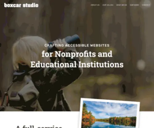 Boxcarstudio.com(Drupal, WordPress and Mobile Web Design Specialists Located in Ann Arbor, Michigan) Screenshot