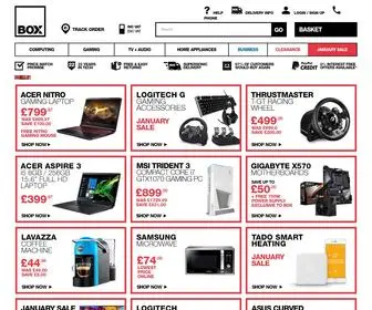 Box.co.uk(The online technology store) Screenshot