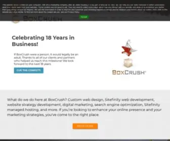 Boxcrush.com(Indianapolis Web Design) Screenshot