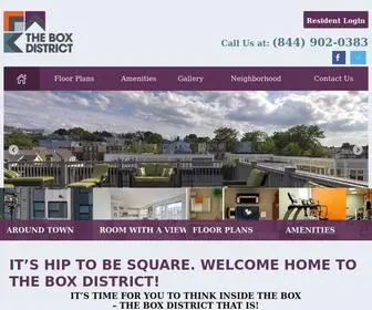 BoxDistrictliving.com(Apartments for Rent in Chelsea) Screenshot