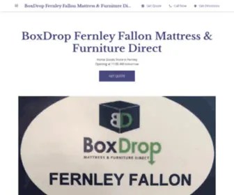 BoxDropfernleyfallon.com(BoxDrop Fernley Fallon Mattress & Furniture Direct) Screenshot