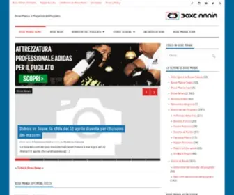 Boxe-Mania.com(Il Magazine del Pugilato) Screenshot