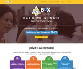 Boxemprendimiento.com(Asesoría para negocios) Screenshot