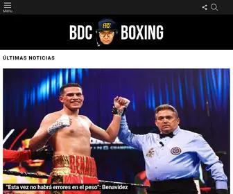 Boxeodecolombia.com(Boxeo de Colombia) Screenshot