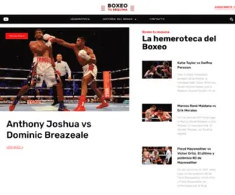 Boxeotuesquina.com(Boxeo Tu Esquina) Screenshot