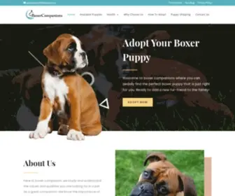 Boxercompanions.com(Boxercompanions) Screenshot