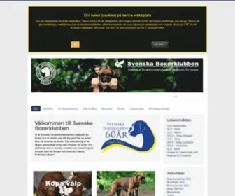 Boxerklubben.org(Svenska Boxerklubben) Screenshot