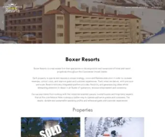 Boxerresorts.com(Boxer Resorts) Screenshot