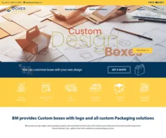 Boxesmaker.com(Custom Boxes With Logo) Screenshot