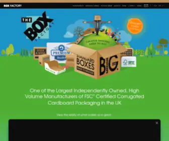 Boxfactory.co.uk(Corrugated Cardboard Box Manufacturers) Screenshot