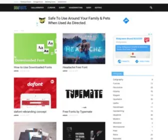 Boxfonts.com(WordPress) Screenshot