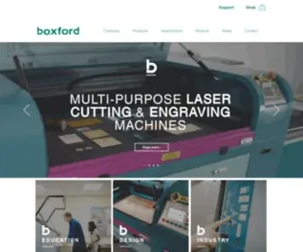 Boxford.co.uk(Boxford CNC Machines) Screenshot