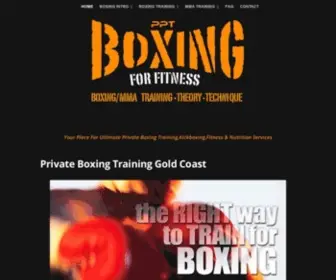 Boxforfitness.com(The Best For Private Boxing Training) Screenshot