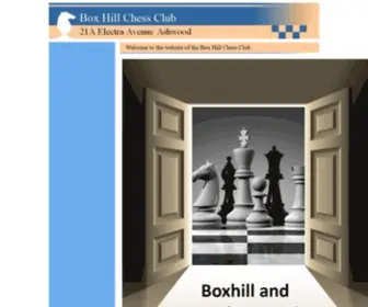 Boxhillchess.org.au(Box Hill Chess Club) Screenshot