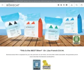 Boxiecat.com(Boxie Subscription Cat Litter) Screenshot