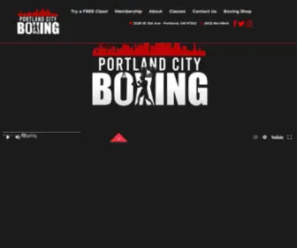 Boxingdowntown.com(Portland City Boxing Classes & Boxing Training SouthEast Portland Oregon) Screenshot