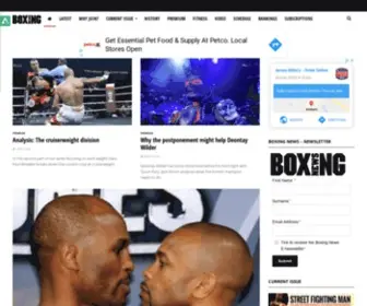 Boxingnewsonline.net(Boxing News) Screenshot
