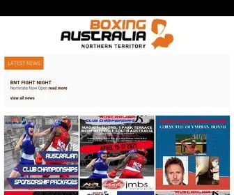 Boxingnt.org.au(Boxing NT) Screenshot