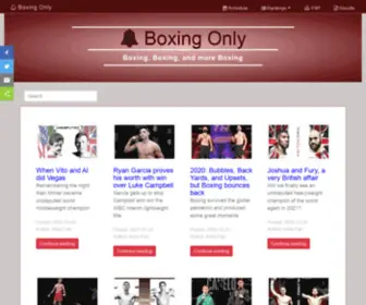 Boxingonly.net(Boxingonly) Screenshot