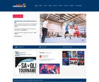 Boxingsa.org.au(Boxing SA) Screenshot