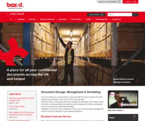 Boxit.co.uk(Document Management) Screenshot