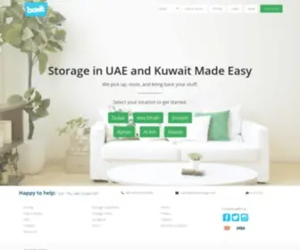 Boxitstorage.com(Self Storage Dubai) Screenshot