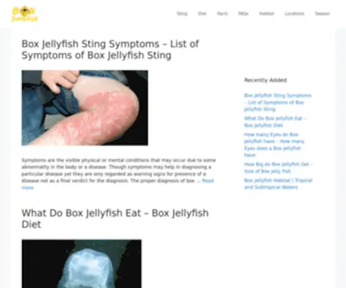 BoxJellyfish.org(Box Jellyfish) Screenshot