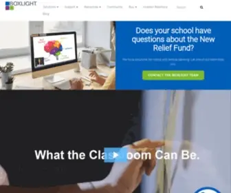 Boxlight.com(Innovative Technology in the Classroom) Screenshot