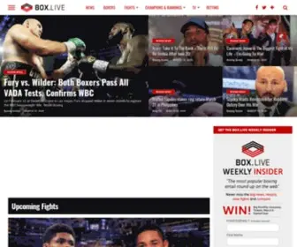Box.live(One Boxing Site to Unify Them All) Screenshot