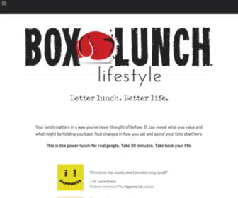 Boxlunchlifestyle.com(Box Lunch Lifestyle) Screenshot