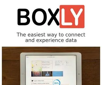 Boxly.com(The easiest way to connect and experience data) Screenshot