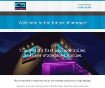 Boxman.co.nz(Container Storage) Screenshot