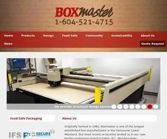 Boxmaster.com(Home) Screenshot