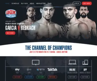 Boxnation.tv(The Channel Of Champions) Screenshot