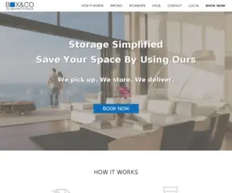 Boxnco.com(On-Demand Storage for NYC and Long Island) Screenshot